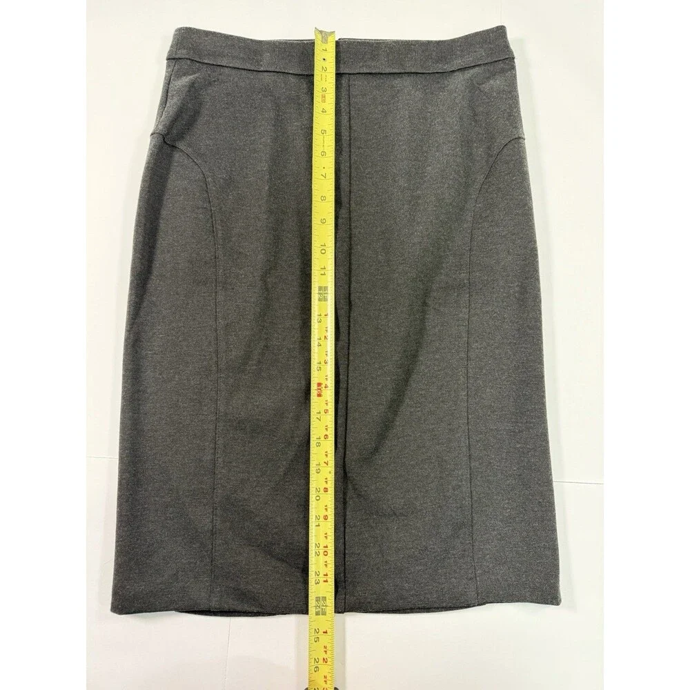 Lot Of 2 Michael Kors Women’s Pencil Skirt Size 6 Gray And Black Knee Length